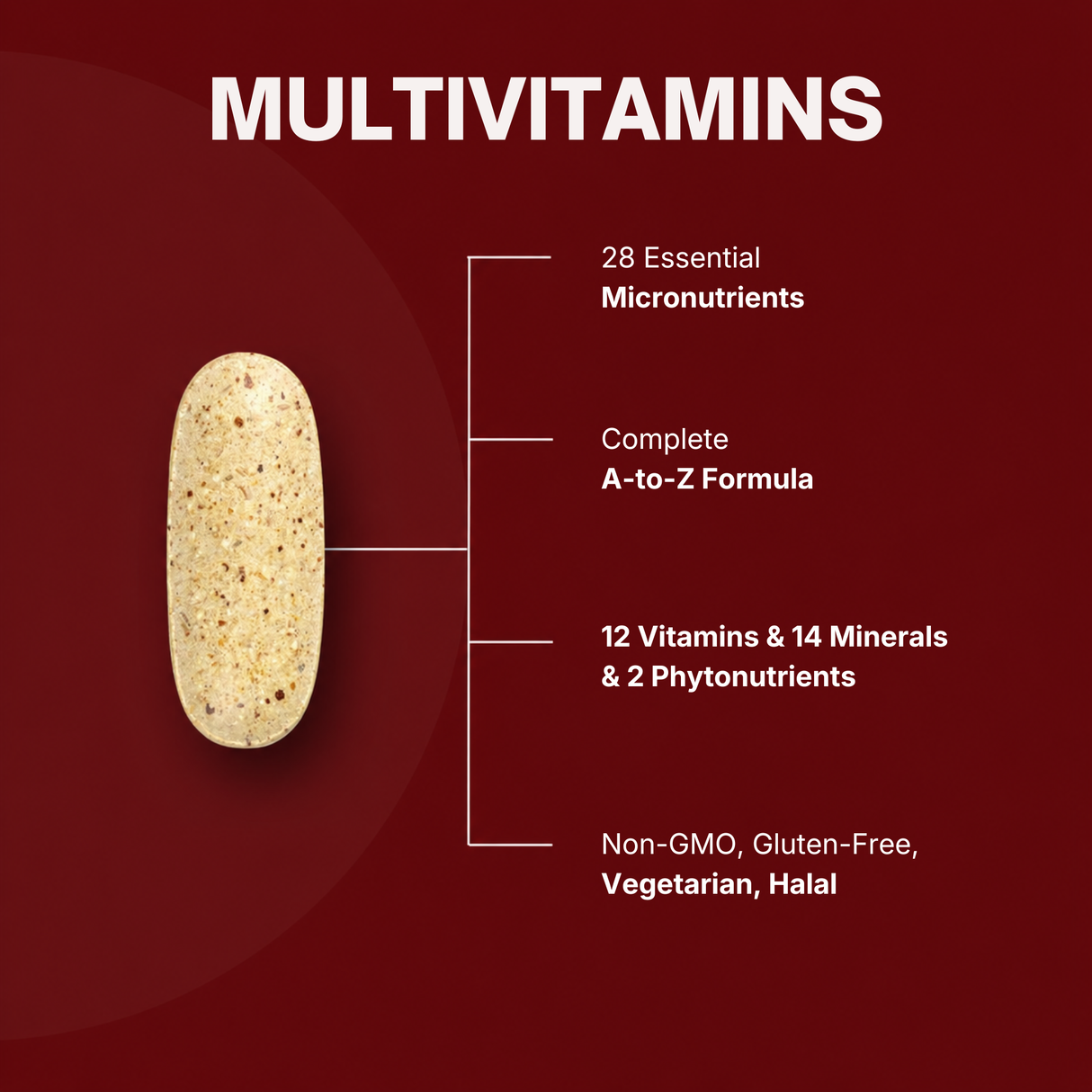 Halal Multivitamin Tablets (3Pack)