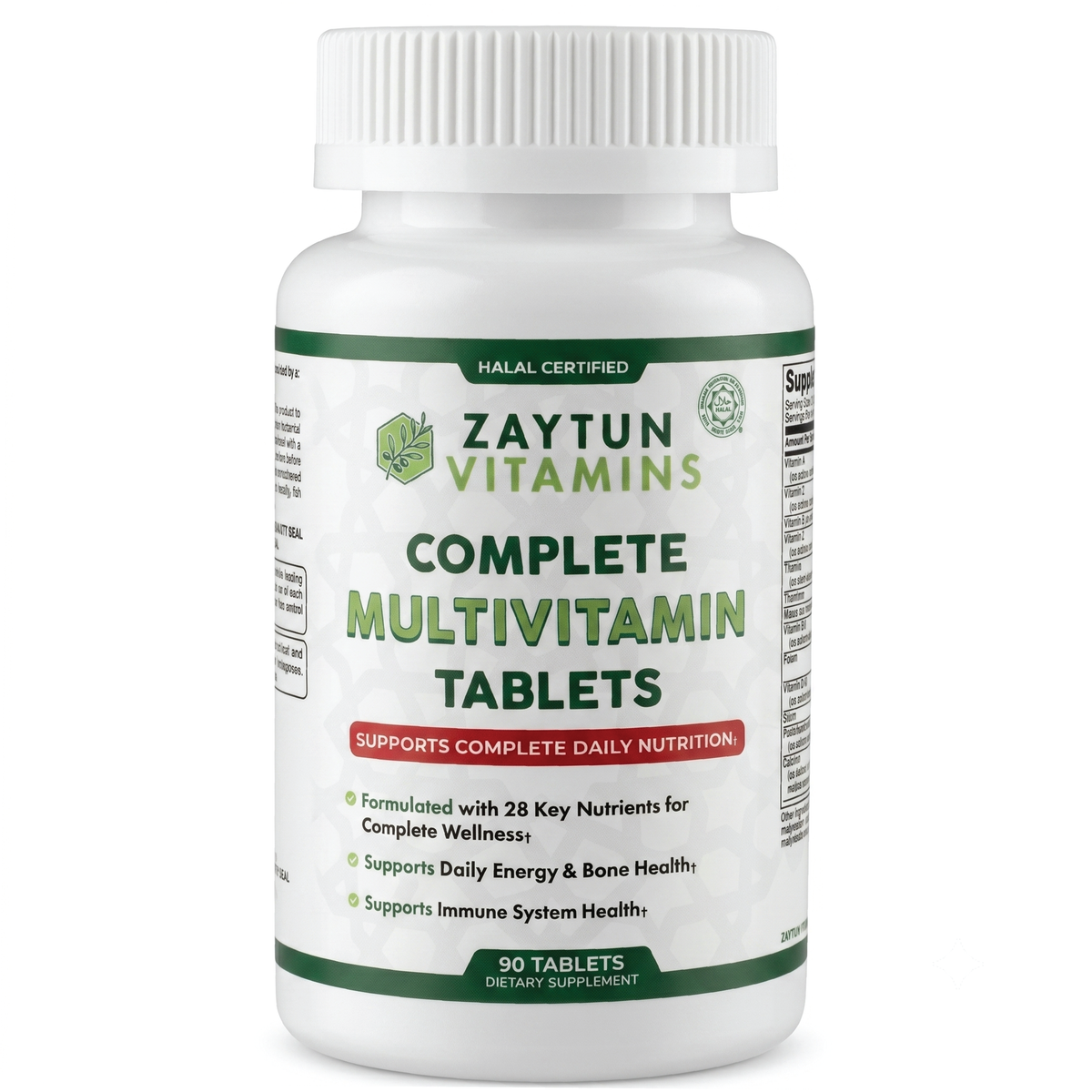 Halal Multivitamin Tablets for Women & Men | Made in USA – Zaytun