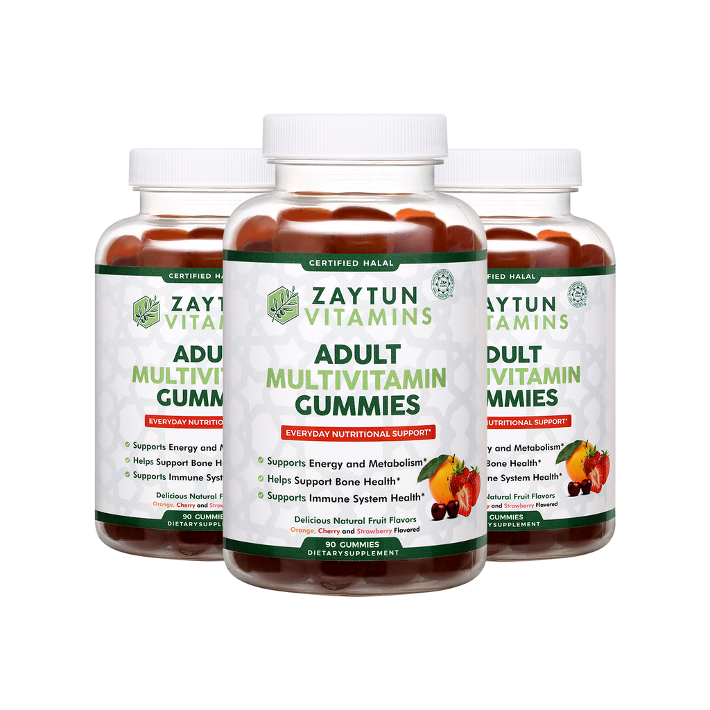 Halal Adult Multivitamin Gummies (3Pack) Zaytun Vitamins
