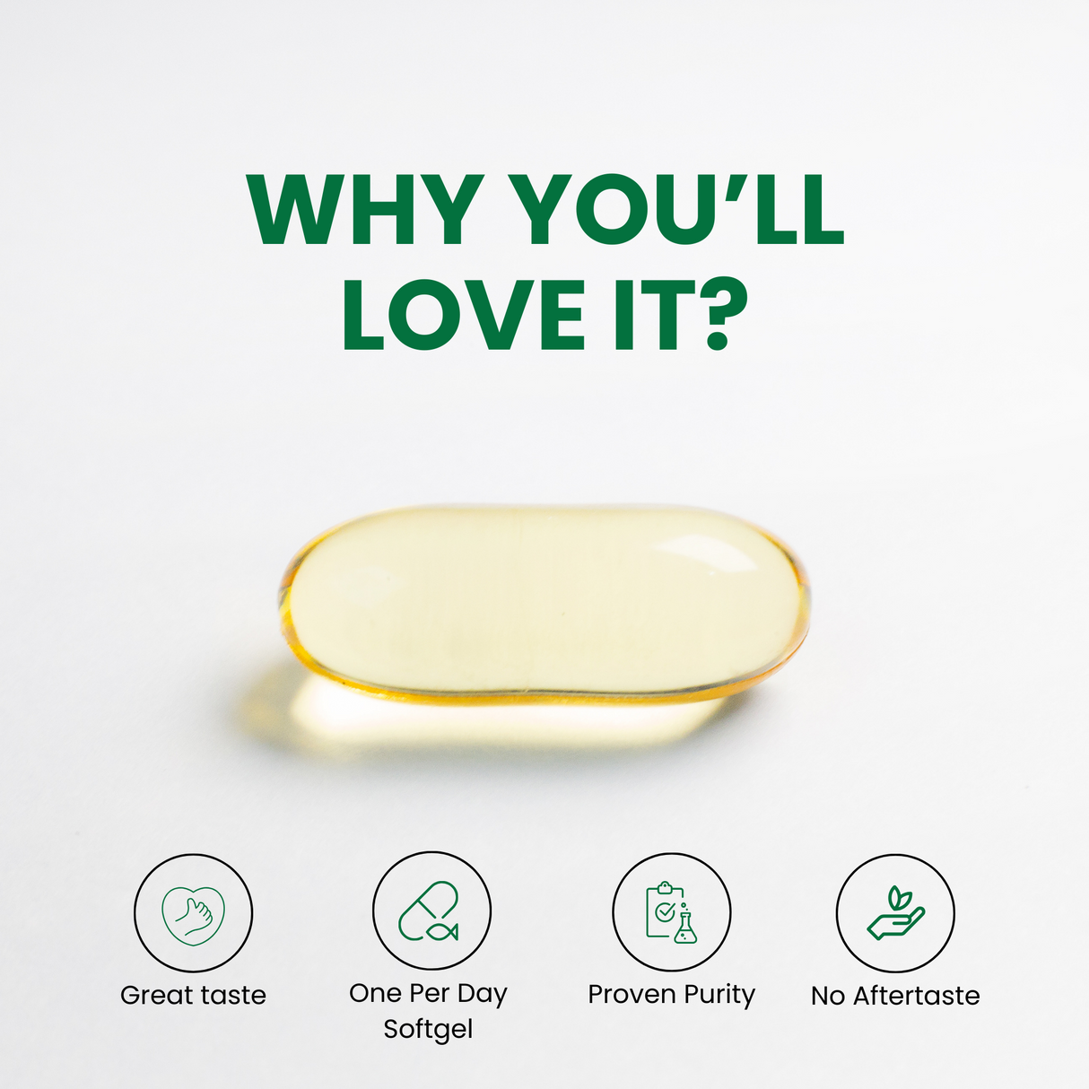 Halal Fish Oil Omega-3 (Halal Gelatin) Softgels