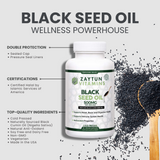 Halal Black Seed Oil Veggie Capsules