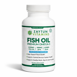 Halal Fish Oil Omega-3 (Halal Gelatin) Softgels