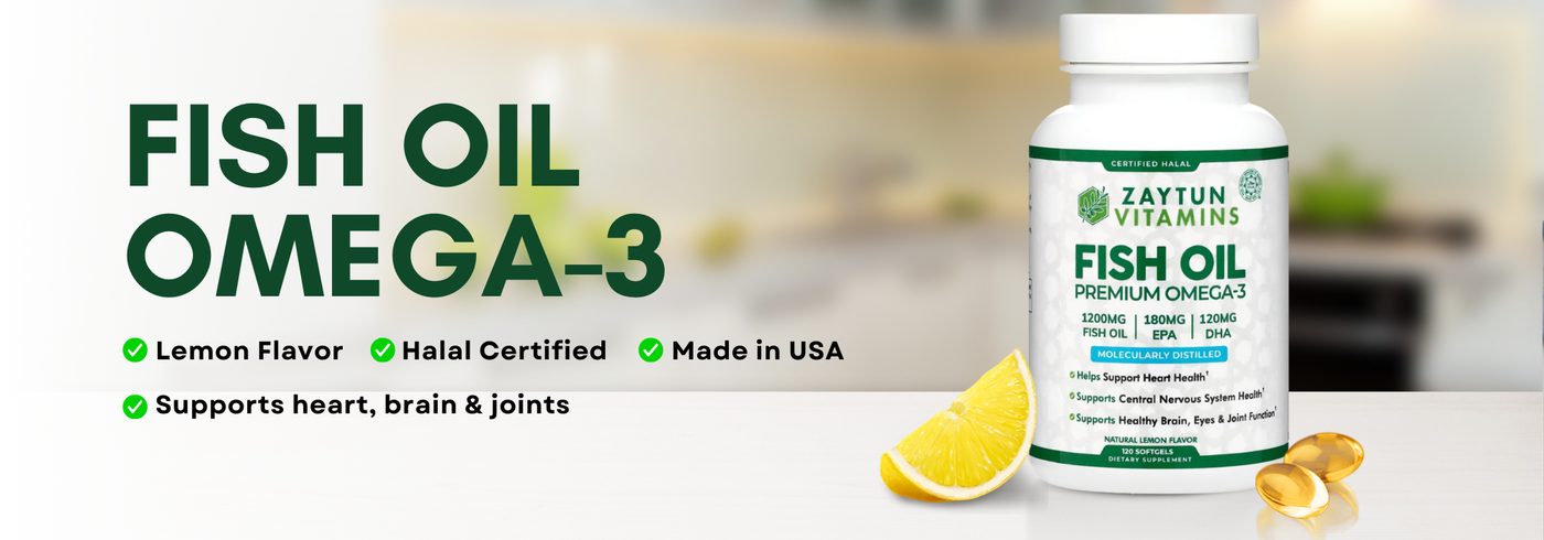 Zaytun Fish Oil Omega-3 Softgels
