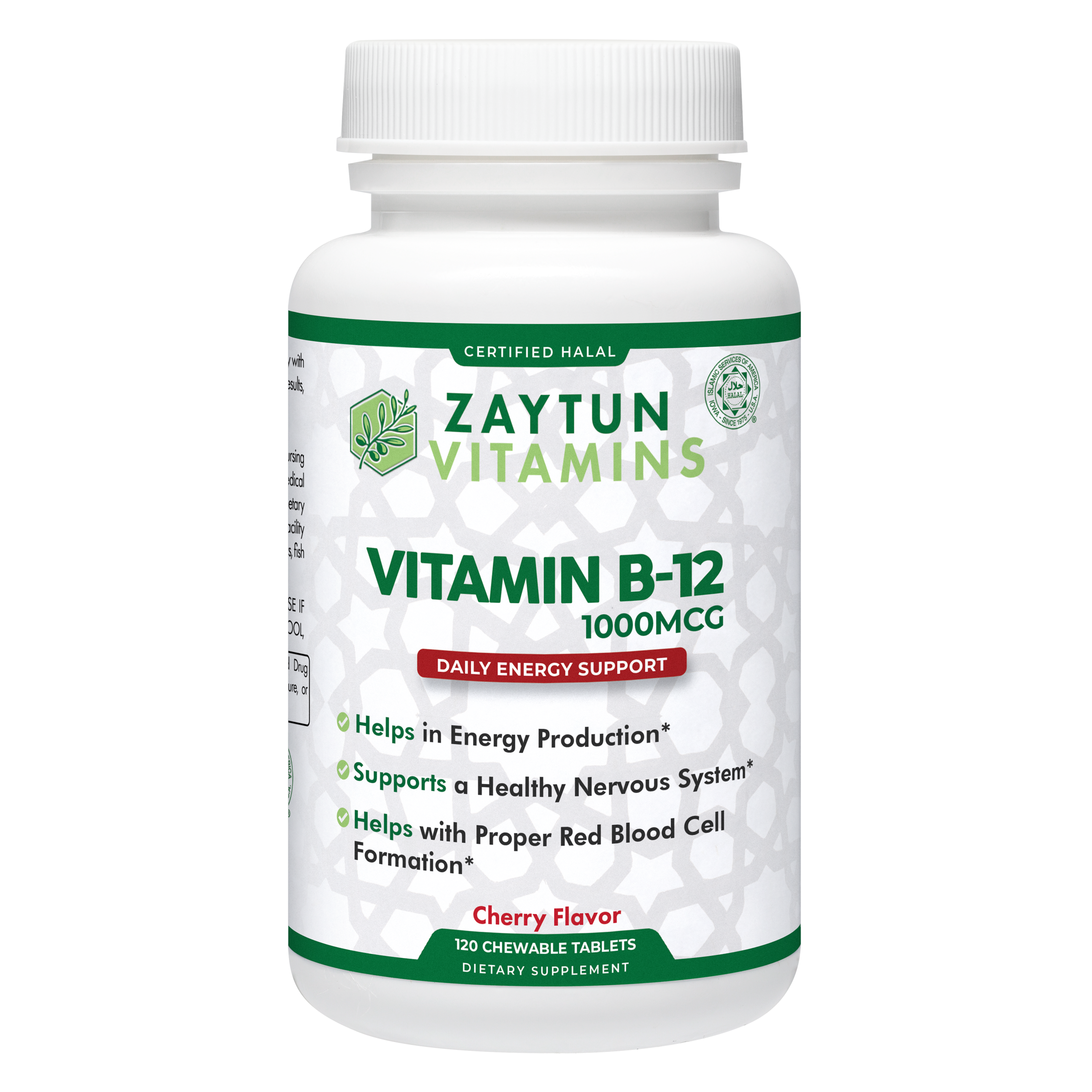 vitamin 2点 Halal Vitamin B-12 1000mcg - Energy, Metabolism & Nerve Support