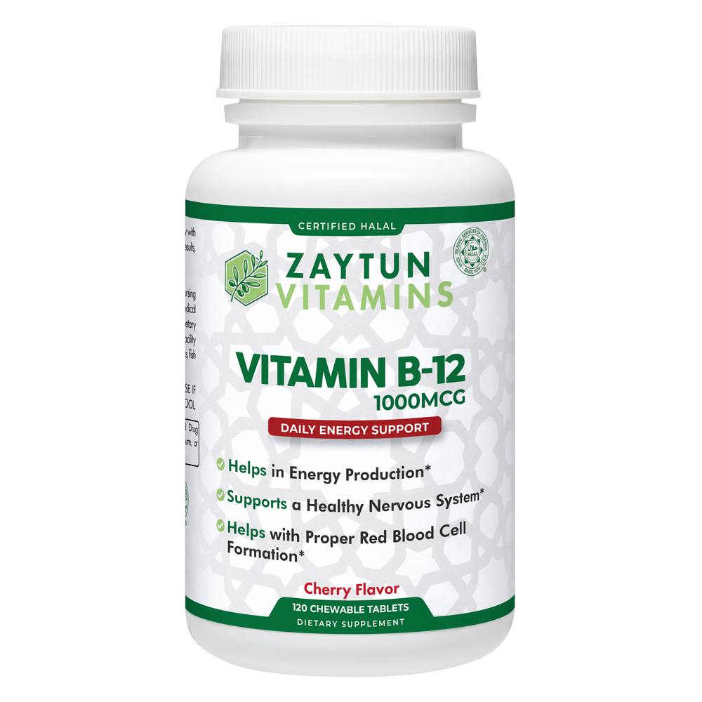 Halal Vitamin B-12 Chewable Tablets