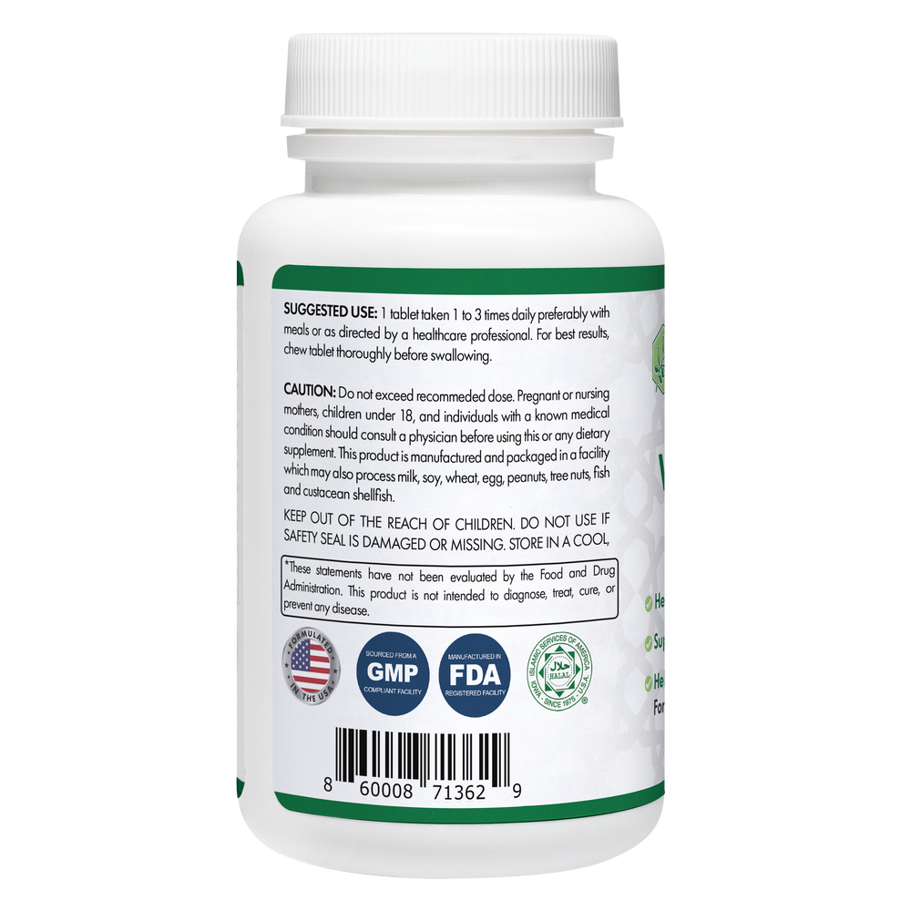 Halal Vitamin B-12 Chewable Tablets
